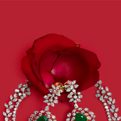 Antique Patchi Polki Diamond Necklace made in Gold - TARASRII